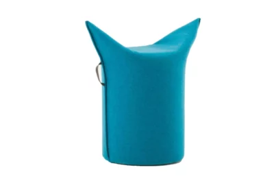 Werther Sitzhocker hoch, Farbe aqua