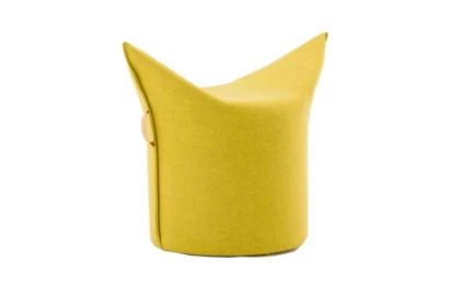 Werther Sitzhocker niedrig, Farbe gelb