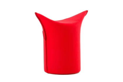 Werther Sitzhocker hoch, Farbe rot